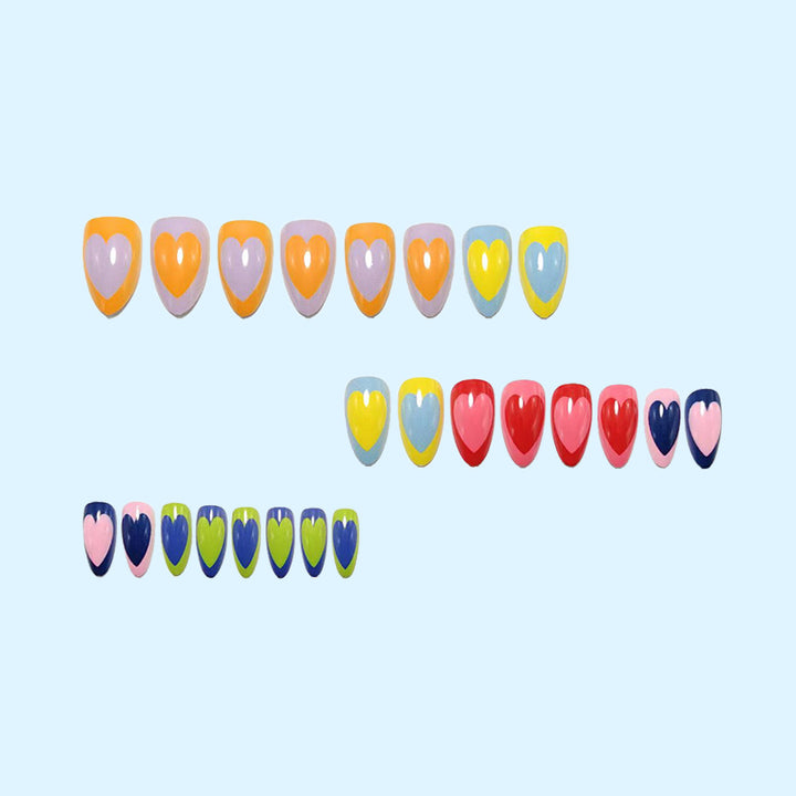 Artificial nails in modern heart design Bowlift