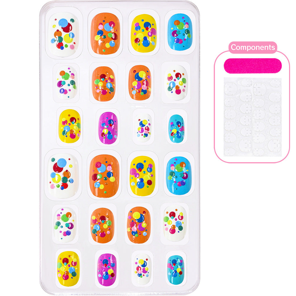 Themed Summer Beach Nail Art Press-On Nails Bowlift