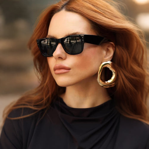 Men's Retro-Inspired Wide Frame Sunglasses Bowlift