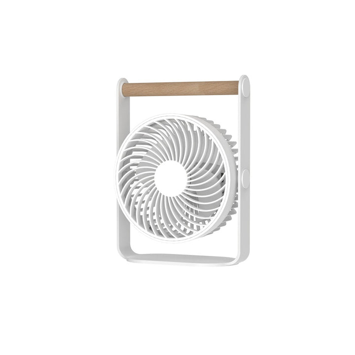Women elegant portable fan with wooden handle Bowlift