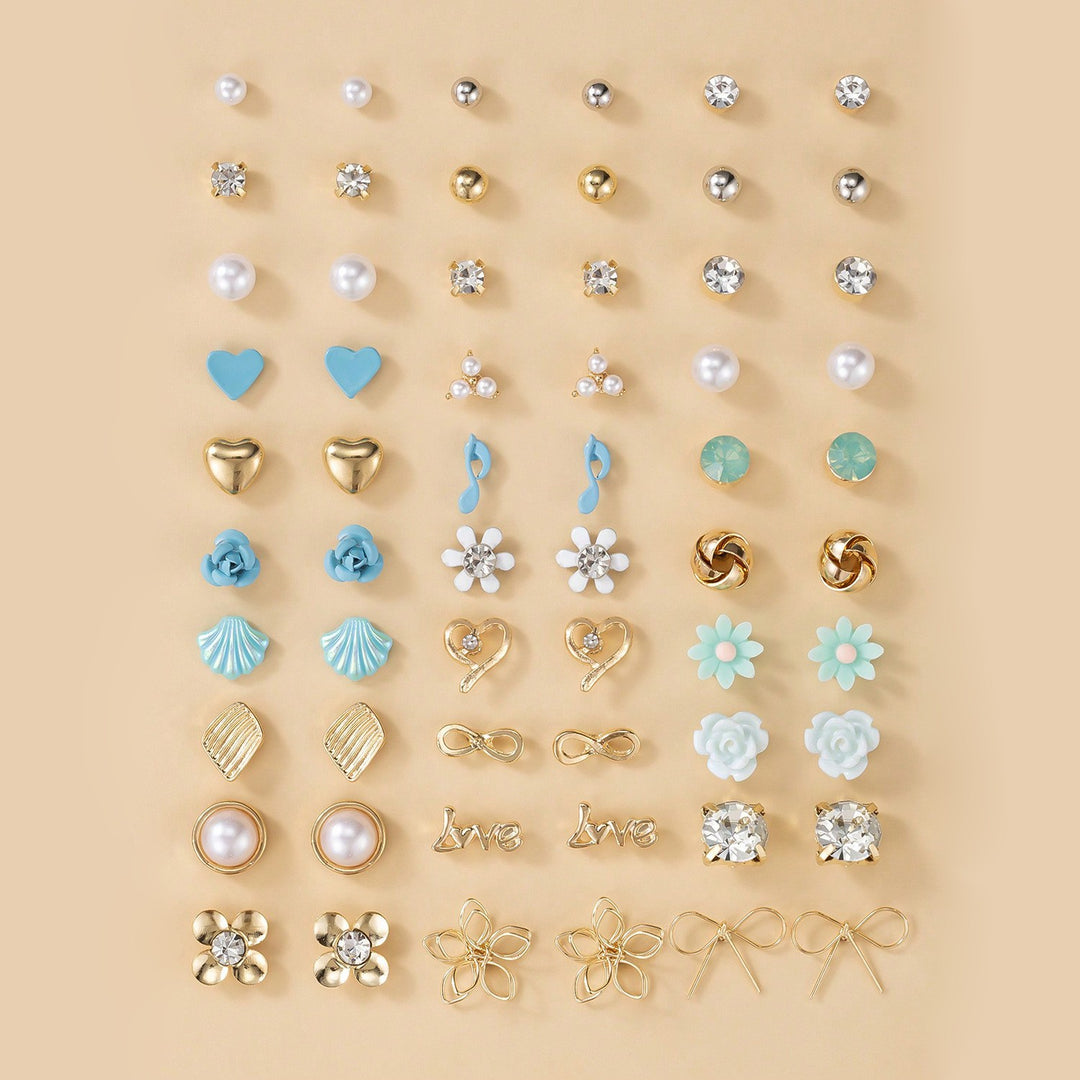 Earring set with versatile motifs Bowlift