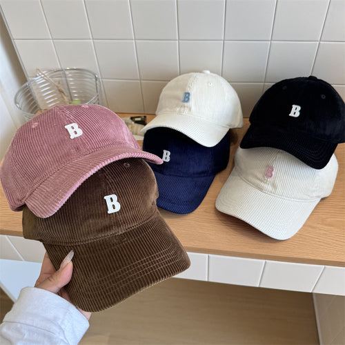 Women's Corduroy Baseball Cap Bowlift 1783922552
