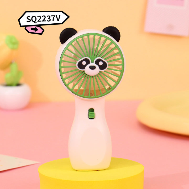 Women's portable hand fan in playful frog design Bowlift