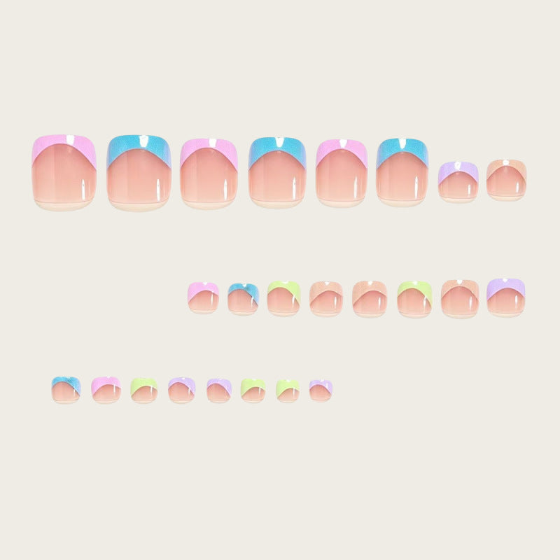 Creative Nail Art with Geometric Design Bowlift