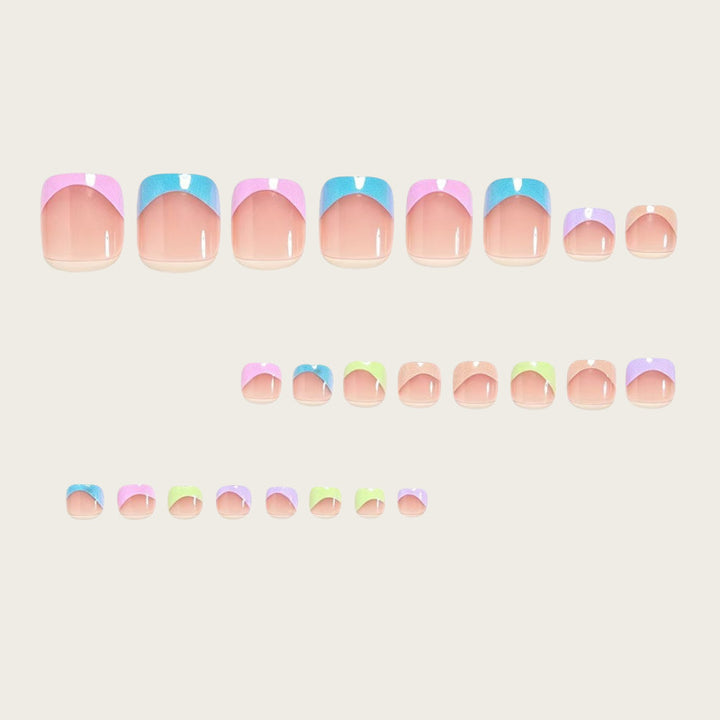 Creative Nail Art with Geometric Design Bowlift