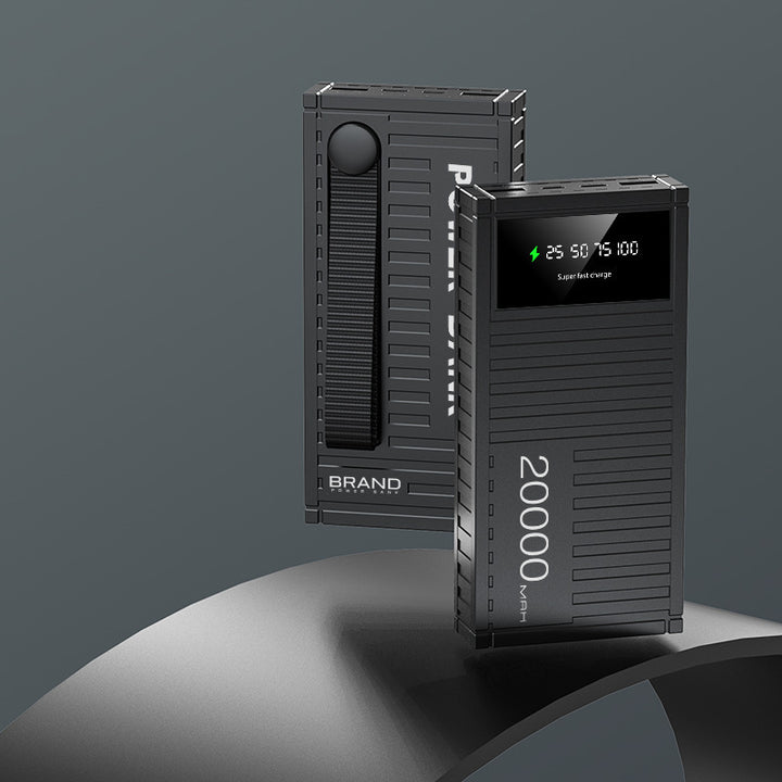 High-performance power bank with digital charge level display Bowlift
