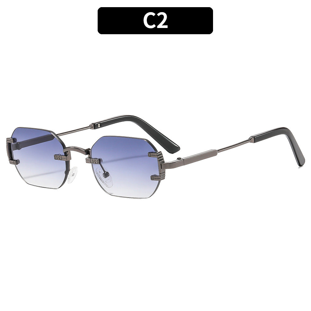Stylish Geometric Frame Glasses