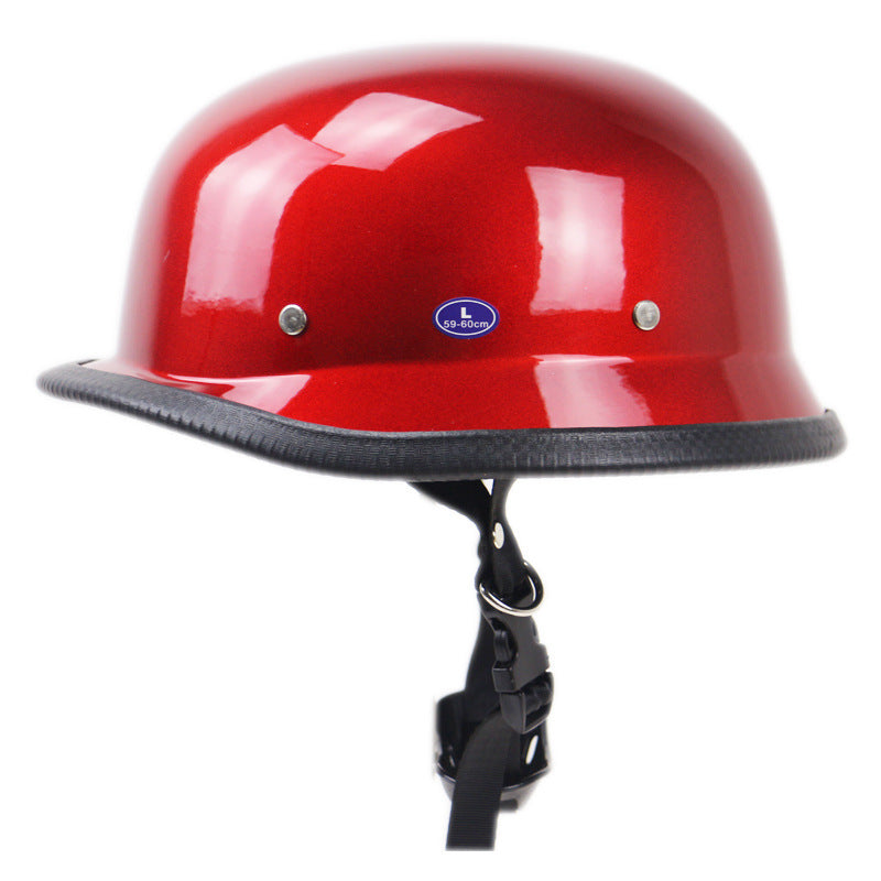 Vintage Half-Helmet Motorcycle Headgear Bowlift