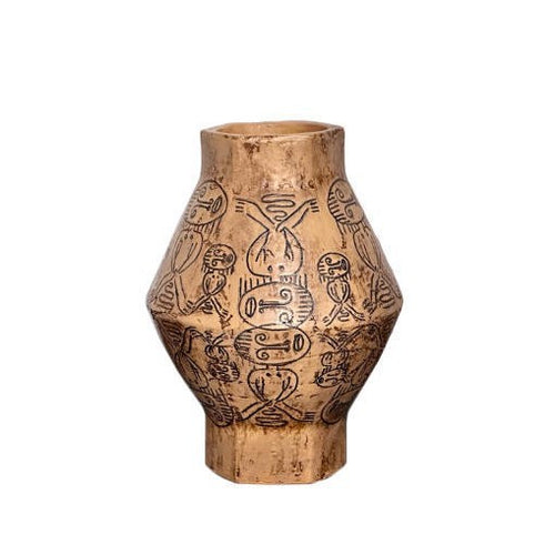 Decorative Engraved Ceramic Vase