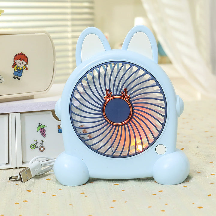 Women's Portable Mini Fan in Creative Animal Design Bowlift