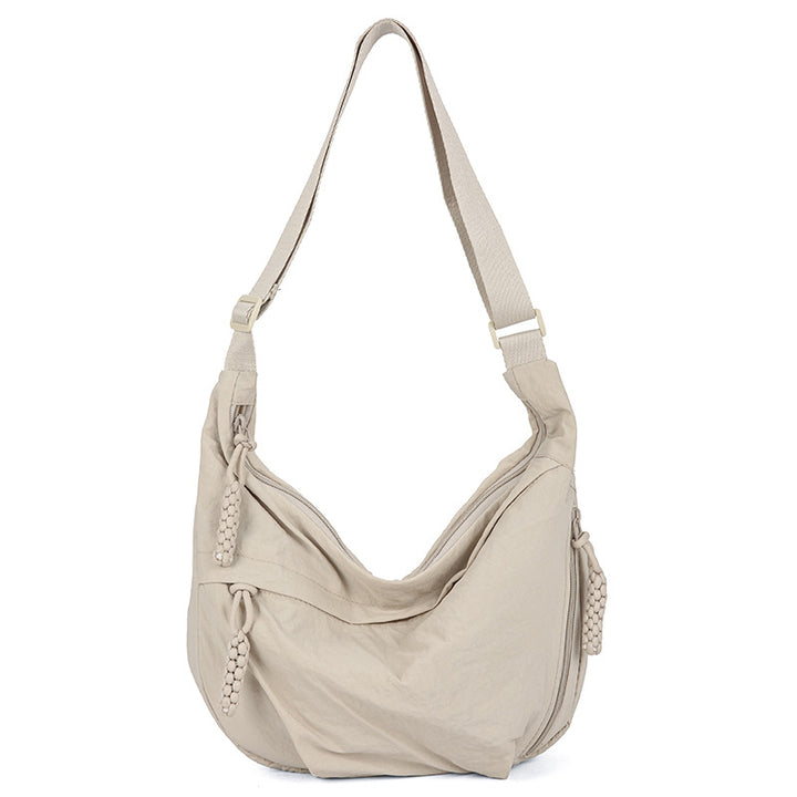 Casual shoulder bag with multifunctional zip pockets Bowlift