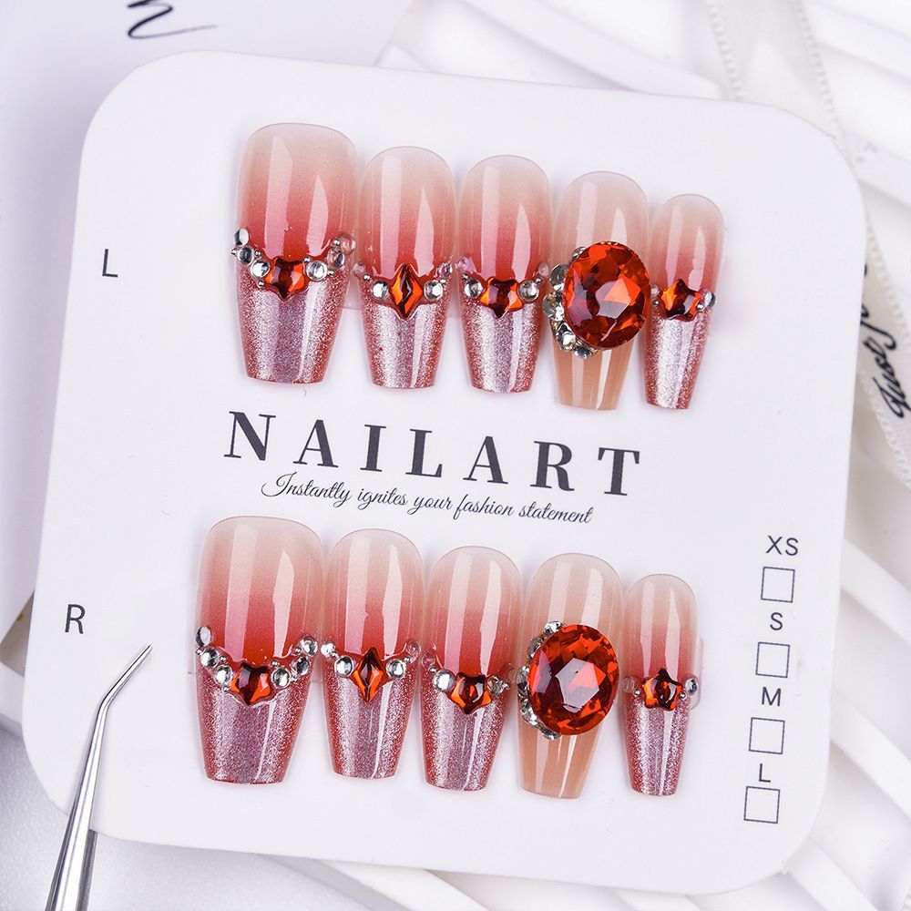 Artistic 3D Butterfly Press-On Nail Set Bowlift
