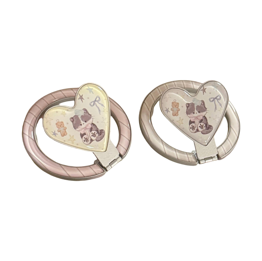 Heart-shaped hand mirror Bowlift