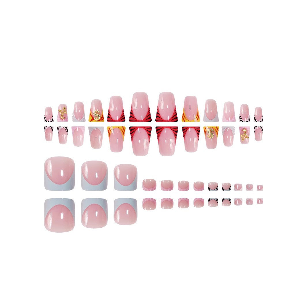 Creative Floral Nail Art Set Bowlift