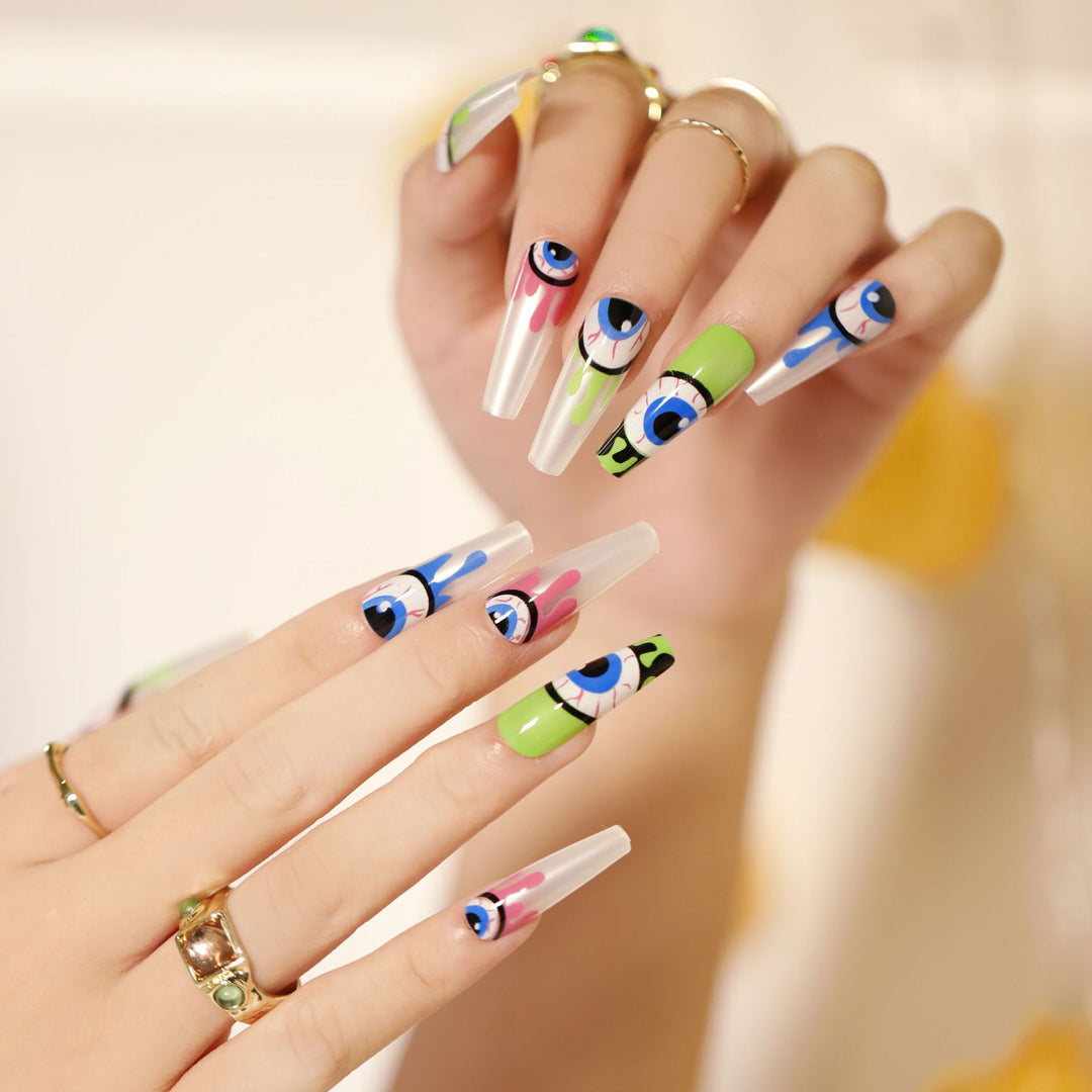 Artistic Nail Art with Creepy Designs Bowlift