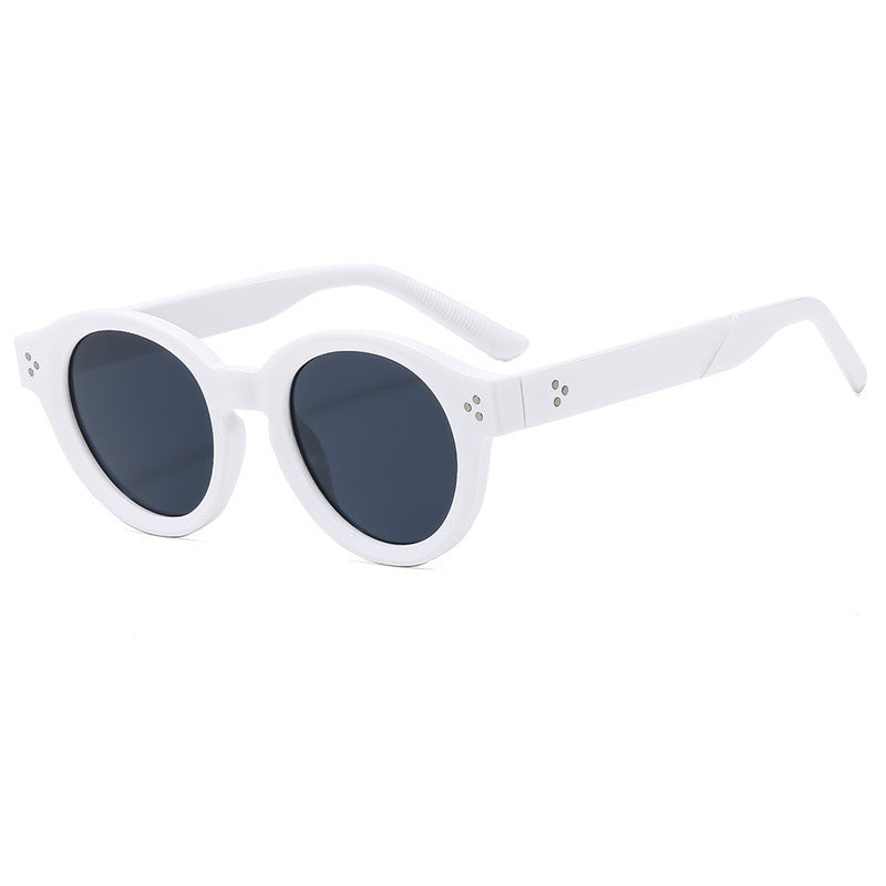 Ladies' fashionable sunglasses with clear and structured frame Bowlift