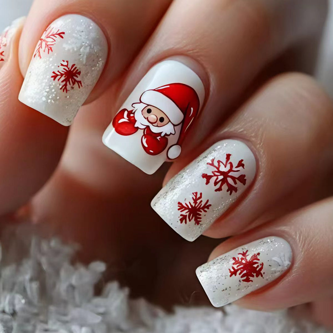 Festive Holiday Themed Nail Art Bowlift