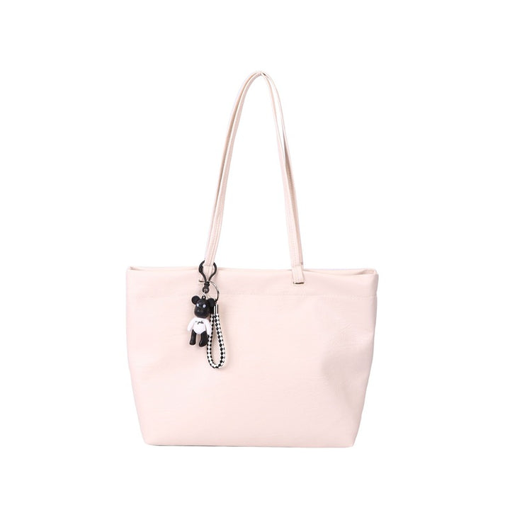 Chic Faux Leather Tote Bag Bowlift
