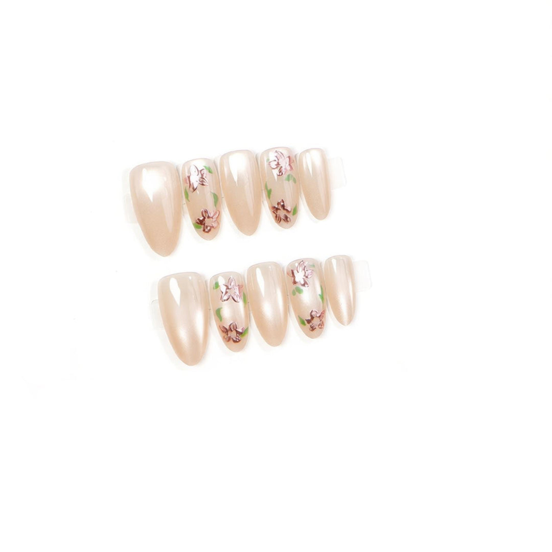 Elegant Floral Nail Art Set Bowlift 1788497661