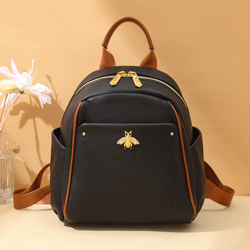 Chic Textured Mini Backpack Bowlift