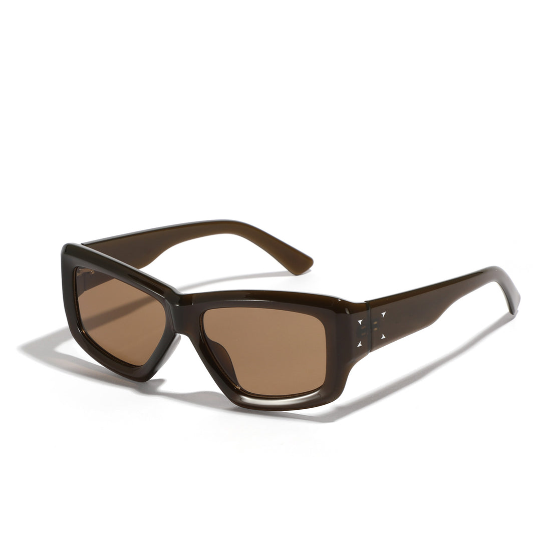 Women's oversized geometric sunglasses with modern frame Bowlift