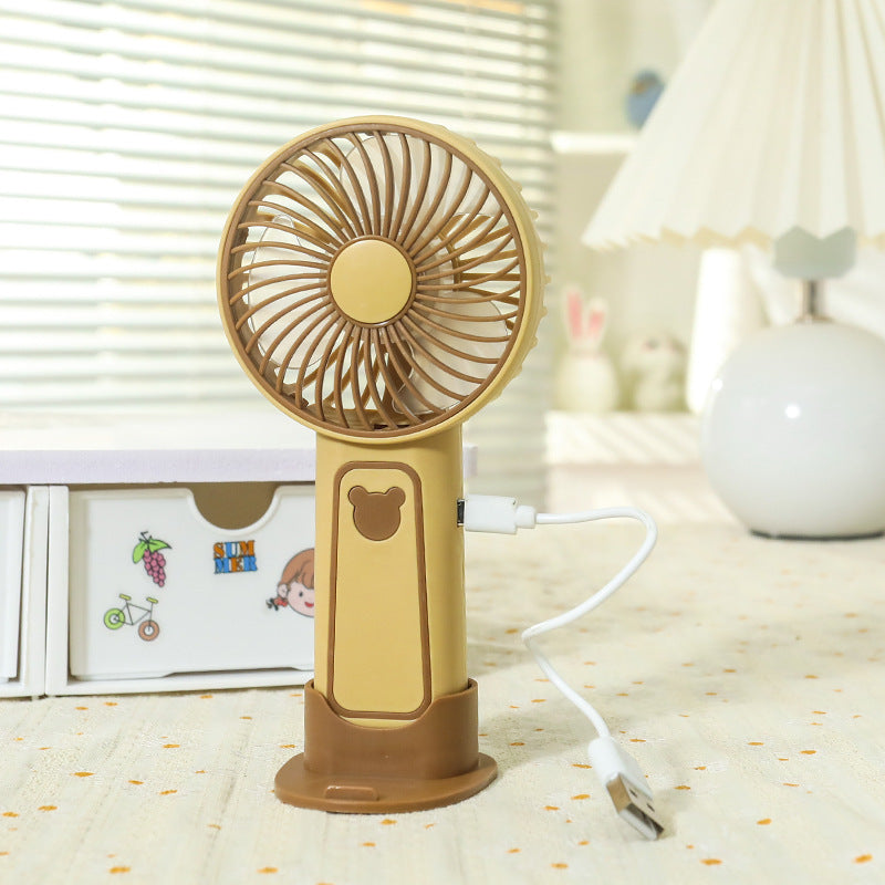 Women's Mini Hand Fan with USB Charging Function Bowlift
