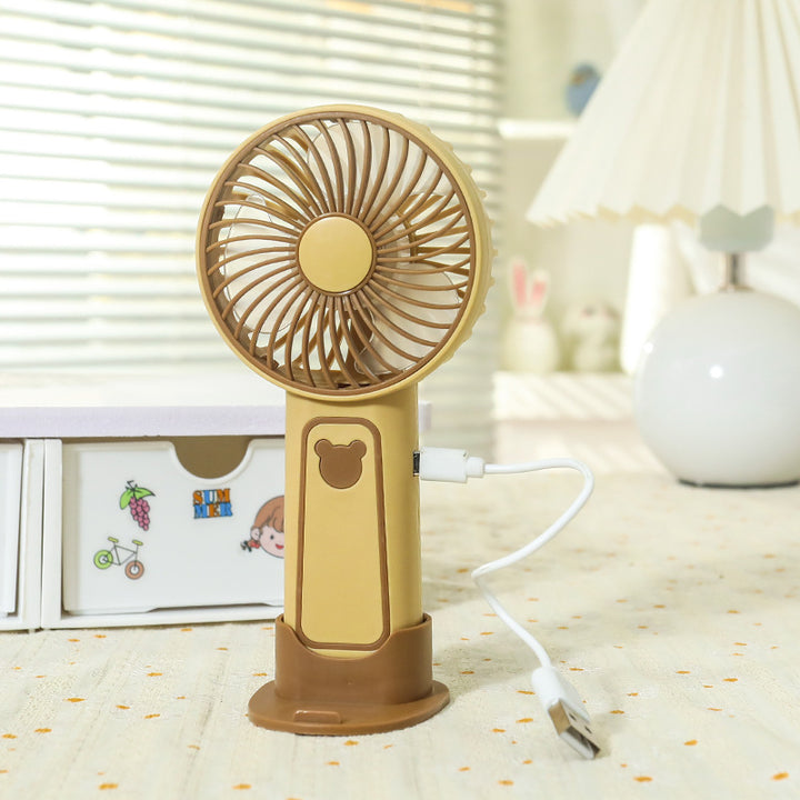 Women's Mini Hand Fan with USB Charging Function Bowlift
