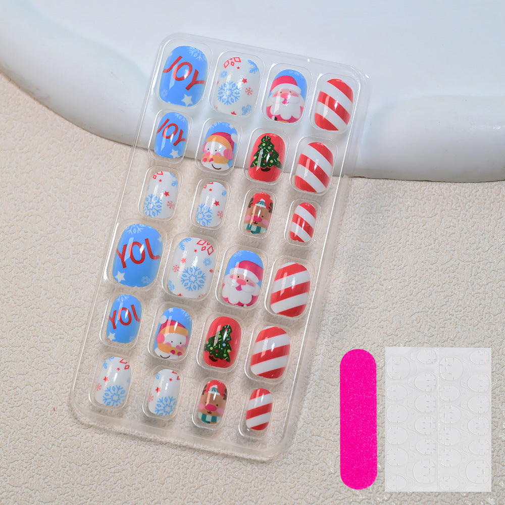 Themed Summer Beach Nail Art Press-On Nails Bowlift