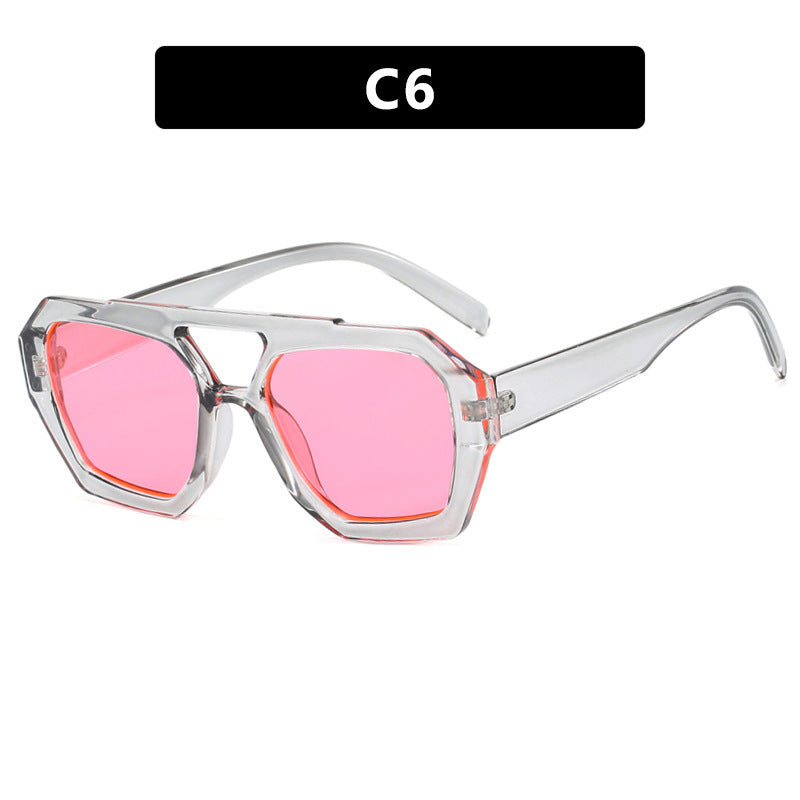 Women's oversized sunglasses in striking, octagonal design Bowlift