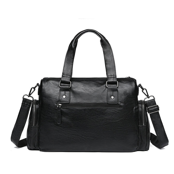 Premium Leather Travel Duffel Bag Bowlift