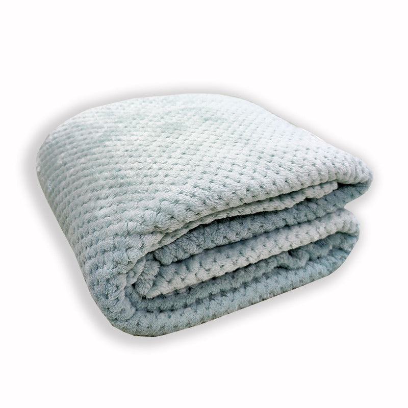 Women's cozy waffle texture blanket Bowlift