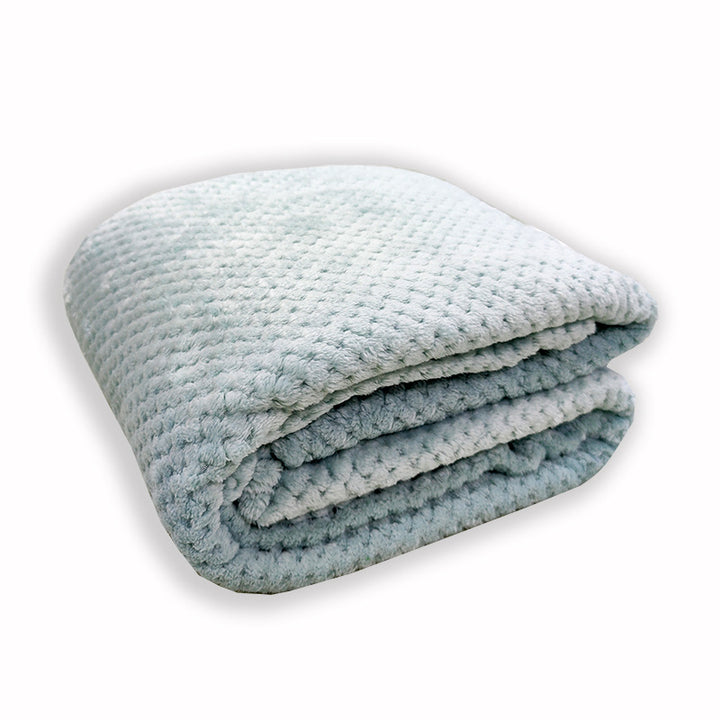 Women's cozy waffle texture blanket Bowlift