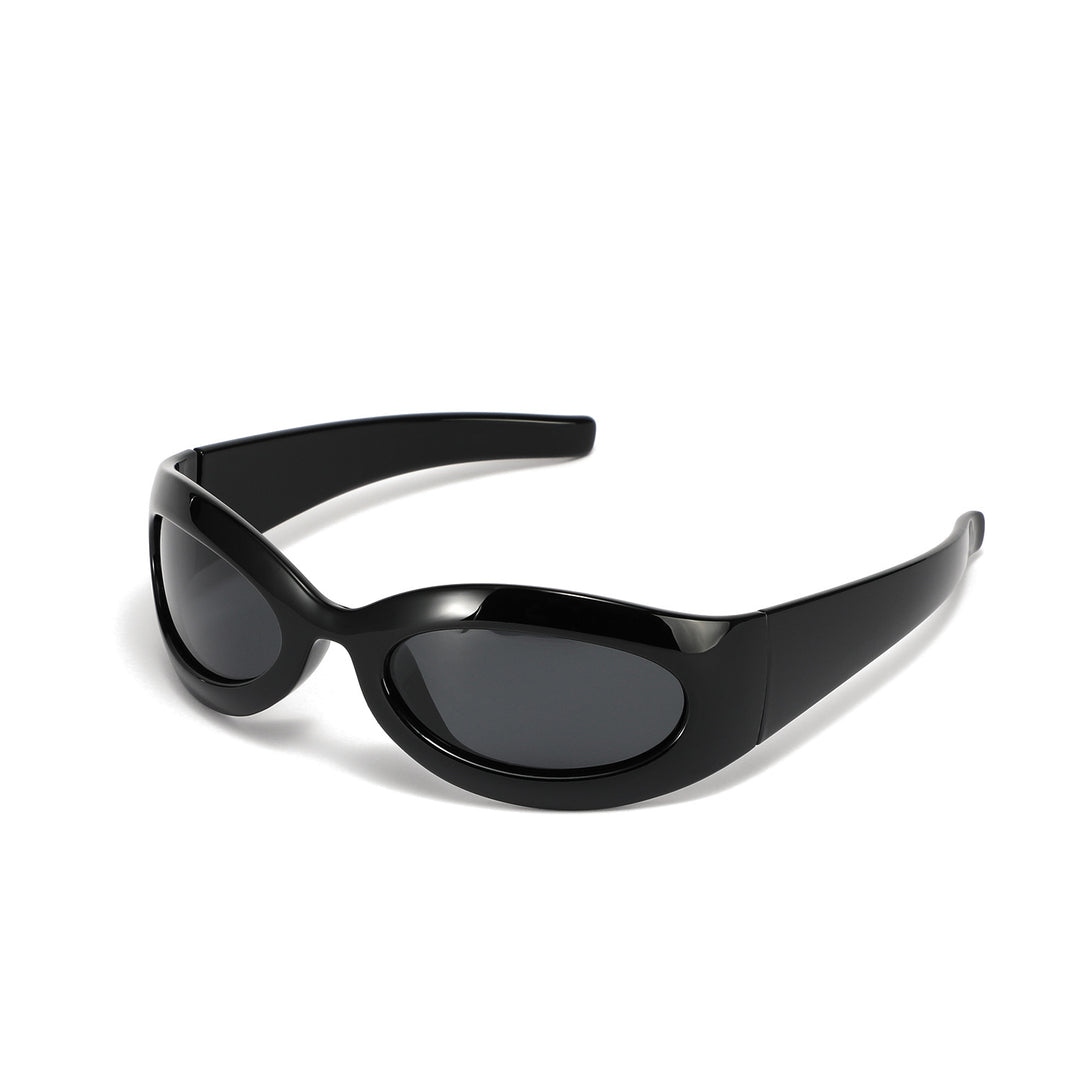 Women's fashionable retro sunglasses in trendy oval design Bowlift