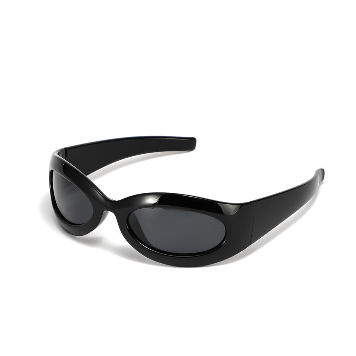 Women's fashionable retro sunglasses in trendy oval design Bowlift