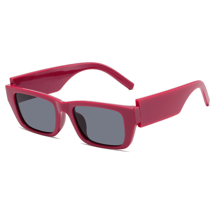 Women's fashionable rectangular sunglasses in innovative design Bowlift