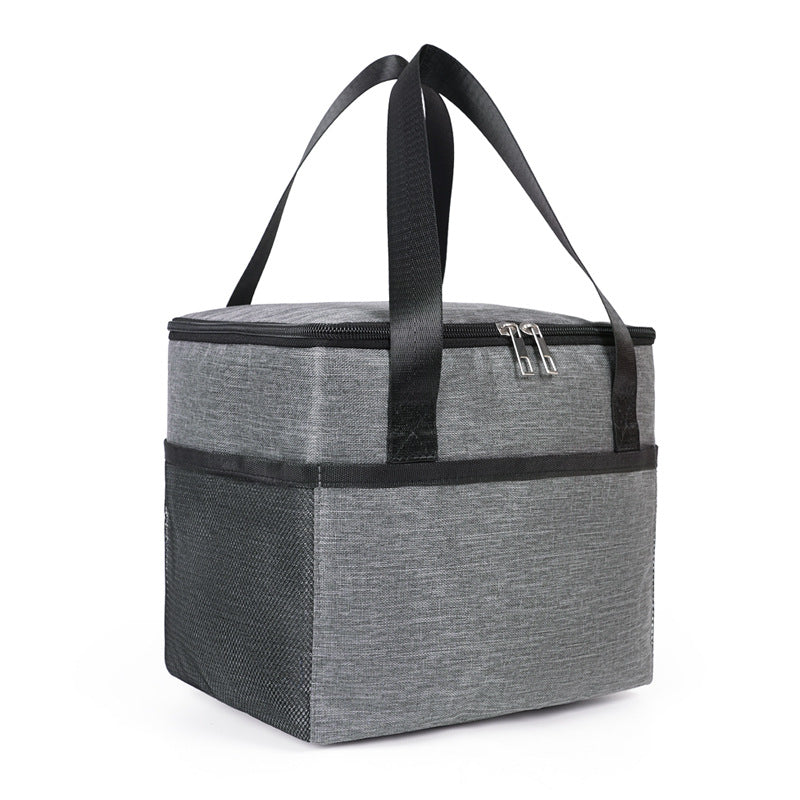 Insulated cooler bag with double-protected zipper Bowlift