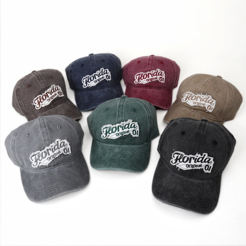 Women's Vintage-Inspired Cotton Baseball Cap Bowlift