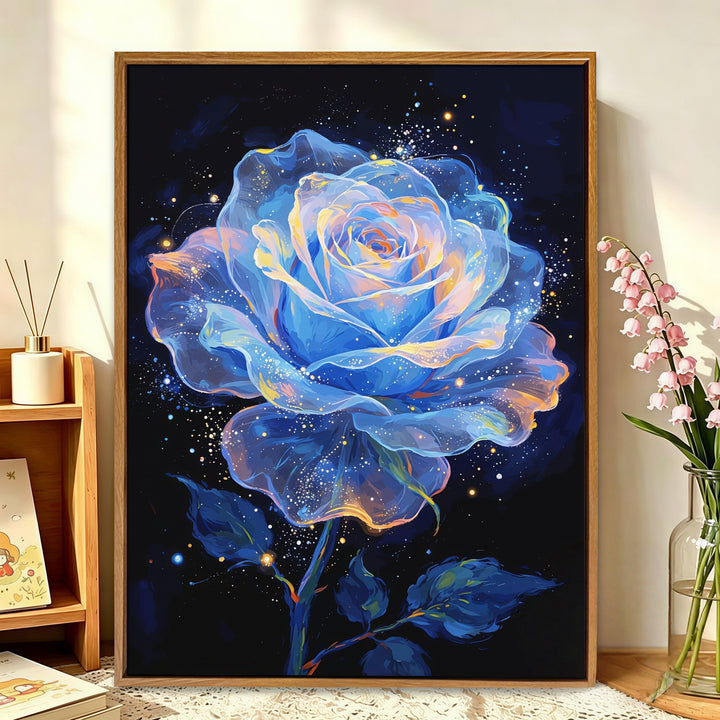 Floral Galaxy Canvas Art Bowlift