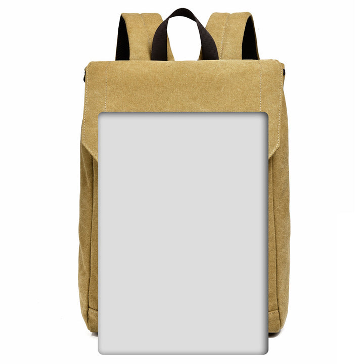 Vintage Canvas Travel Backpack Bowlift