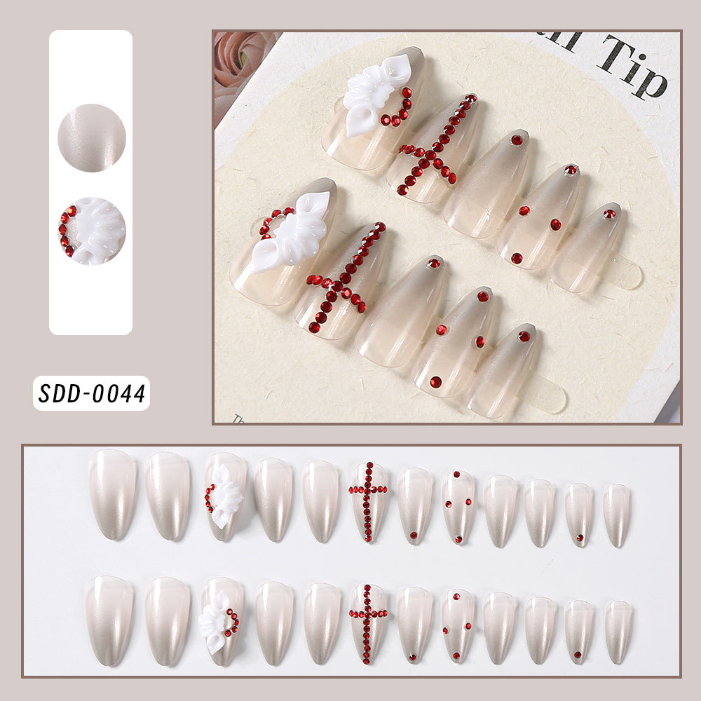 Decorative Nail Art Press-On Set Bowlift