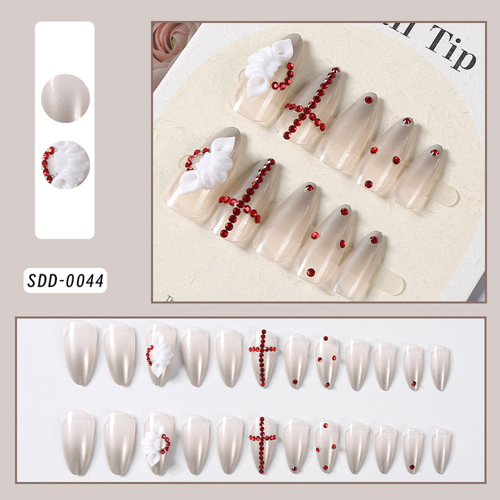Decorative Nail Art Press-On Set Bowlift