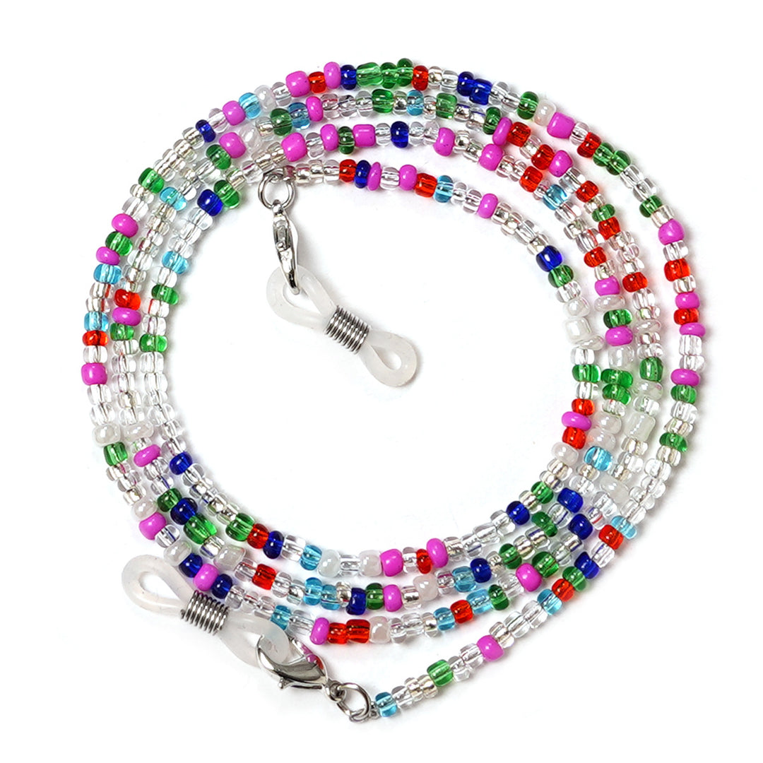 Colorful Artisan Beaded Eyewear Chain Bowlift