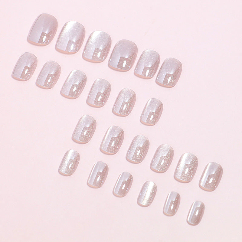 Premium Shimmer Press-On Nail Set Bowlift