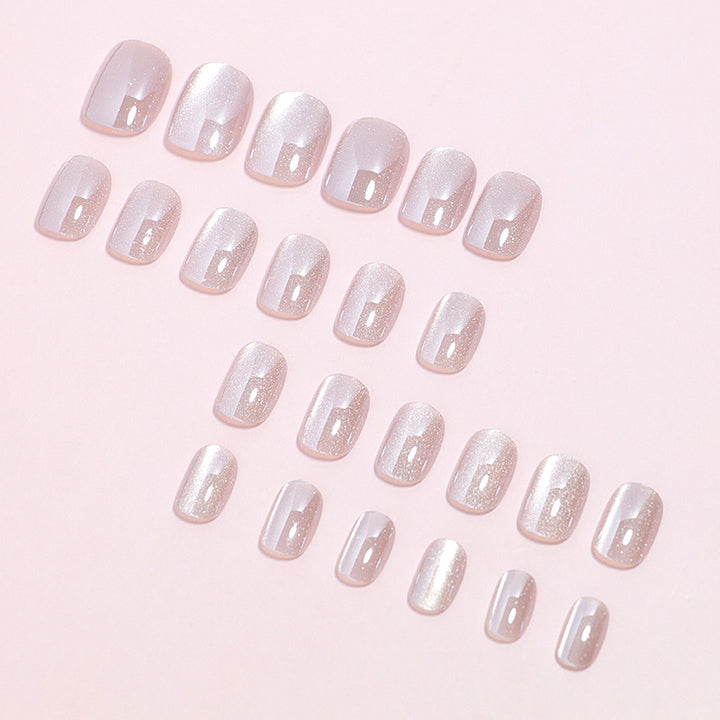 Premium Shimmer Press-On Nail Set Bowlift