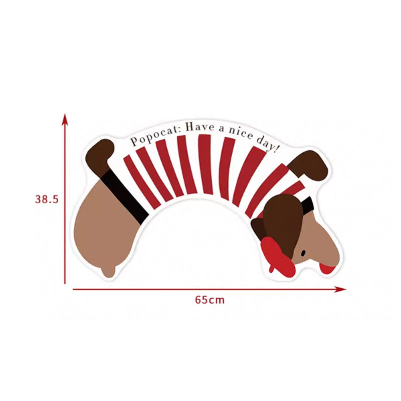 Playful Dog-Themed Bath Mat