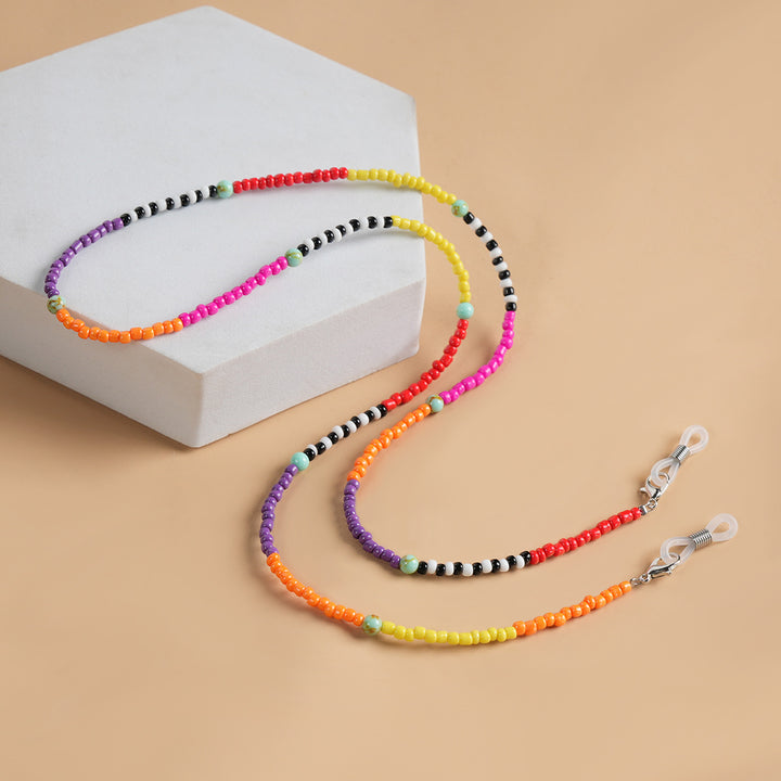 Colorful Handcrafted Beaded Eyewear Chain Bowlift
