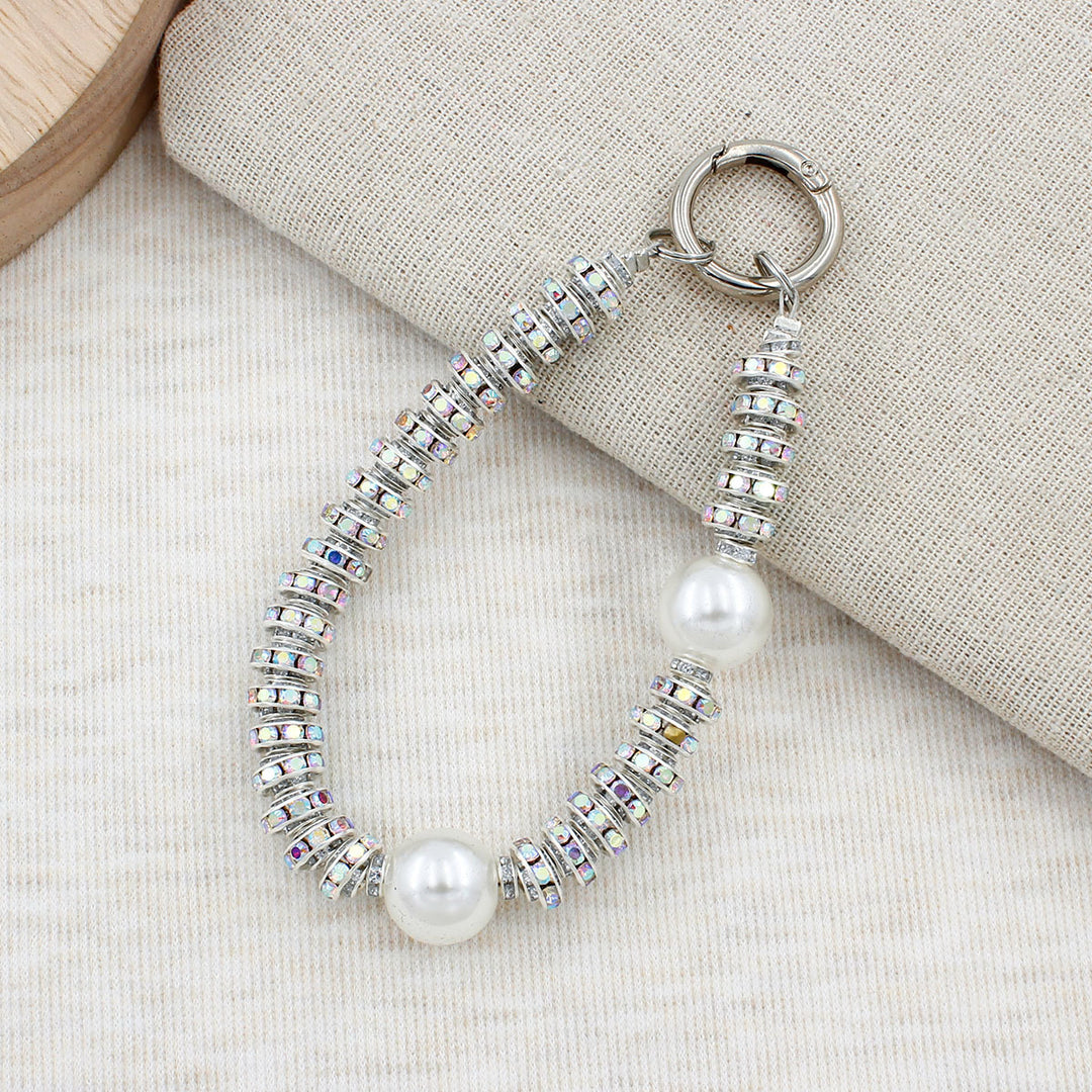 Crystal-Embellished Eyewear Chain Bowlift