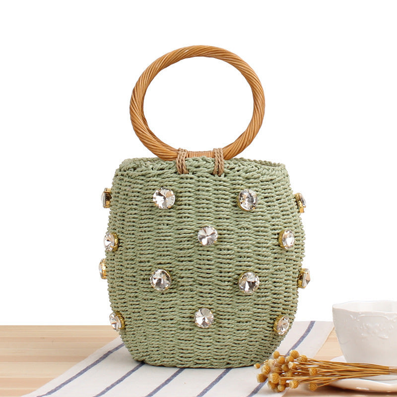 Handbag with crystal accents Bowlift