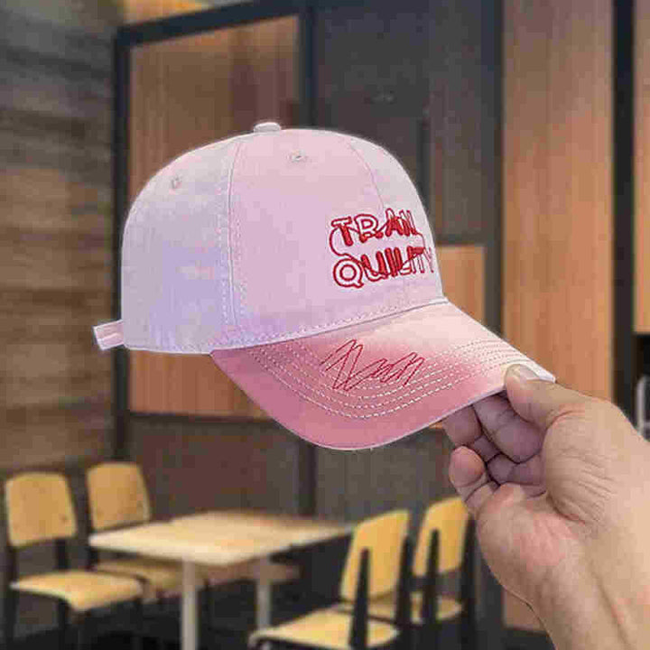Women's Casual Embroidered Baseball Cap Bowlift