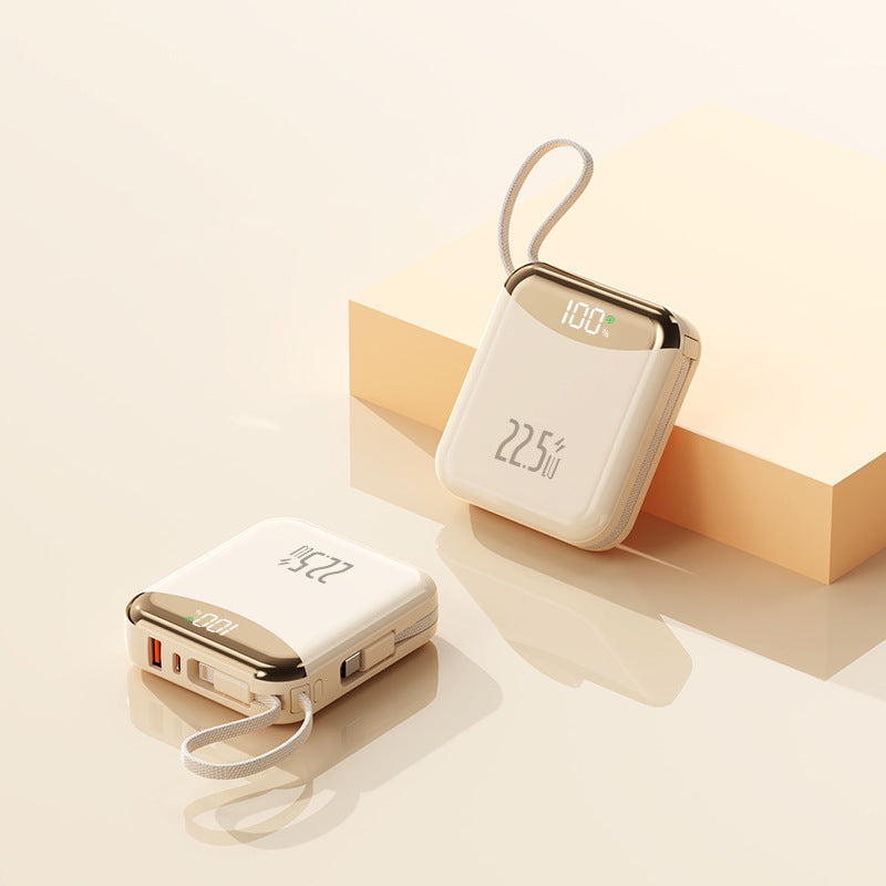 Compact fast-charging power bank with LED display Bowlift